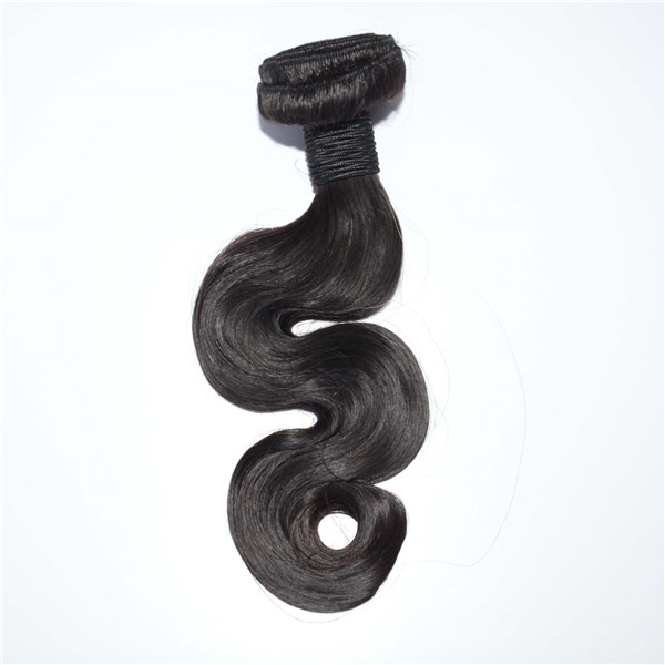 Qingdao Natual Black Color Indian Body Wave Hair Extensions YJ6